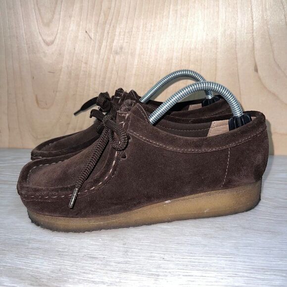 Clarks Originals Wallabee Brown Suede Crepe Sole 78984 Women's 6M - Picture 1 of 10